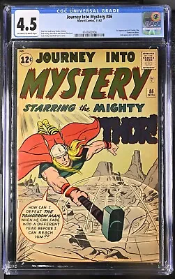 Buy 1962 Journey Into Mystery Comic 86 OW/W Pages 1st App Zarrko The Tomorrow Man • 434.83£