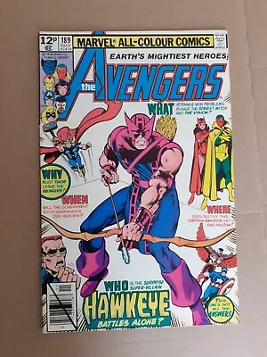 Buy Avengers No 189.  Hawkeye Cover. Deathbird Appearance. VF+  1980 Marvel Comic • 13.50£