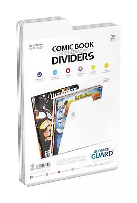 Buy Ultimate Guard Premium Comic Book Dividers White (25) • 22.95£