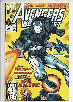 Buy Avengers West Coast #94 NM (9.6) 1993 - 1st James Rhodes  Called  War Machine • 59.58£