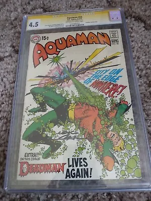 Buy Aquaman #50 CGC 4.5 (DC 1970) Signed By: Neal Adams - Deadman Backup Story  • 149.85£