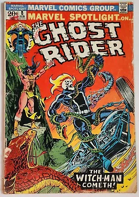 Buy Marvel Spotlight On The Ghost Rider #8 GD 1st App Messenger Marvel Comics 1973 • 7.88£