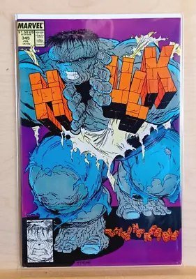 Buy The Incredible Hulk #345 (1988) Marvel Comics - Iconic McFarlane Cover VFN- • 14.95£