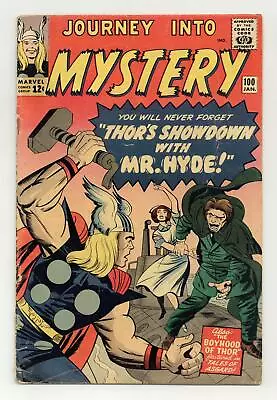 Buy Thor Journey Into Mystery #100 GD 2.0 1964 • 34£