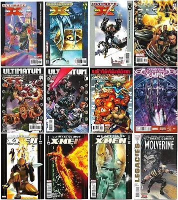 Buy Ultimate X-Men (2001-2014) #1,17,25,50,99,100 Annual FF #1, Vol 2 #1-3 + More • 7.70£