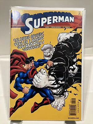 Buy Superman #182 VF/NM Solomon Grundy DC 2002 • 3.48£