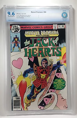 Buy Marvel Premiere #44 9.6 NM+ Not CGC FIRST Jack Of Hearts SOLO Cosmic Kung-fu • 94.22£