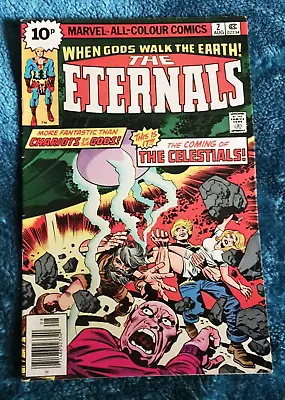 Buy Free P & P; Eternals #2 (Aug 1976); Jack Kirby - 1st Ajak & Arishem! • 14.99£
