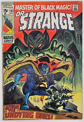 Buy Doctor Strange #183 1969 3.5 VG- 1st Appearance Of The Undying Ones! Colan Art! • 14.30£