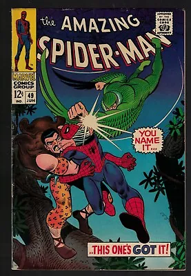 Buy Amazing Spiderman Marvel Comics  49 Vulture Good Book  5.5 FN- Kraven  • 53.99£