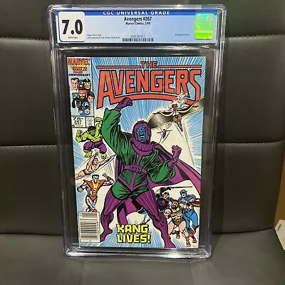 Buy The Avengers #267 Marvel, 1986 CGC 7.0  Council Of Kangs Loki Newsstand • 69£