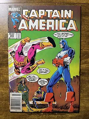 Buy Captain America 303 Newsstand Origin Of Captain America’s Sheild Marvel 1984 B • 4.73£