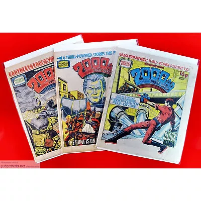 Buy 2000AD PROG 242-244 1981 UK 3 Comics + Bag And Boards See Description (Lot 972 • 7.99£