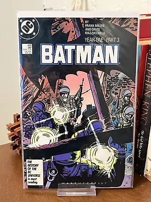 Buy Batman #406 DC Comics 1986 Direct Market Edition VF+/NM Year One Part Three • 14.20£