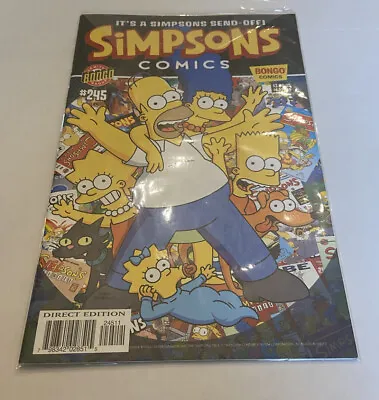 Buy Simpsons Comics #245 (2018) Matt Groening Bongo Comics Last Issue • 23.70£
