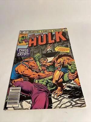 Buy 1981 Incredible Hulk #257 1st Full App. Arabian Knight & War Wagon Marvel Comics • 11.65£