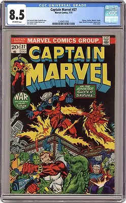 Buy Captain Marvel #27 CGC 8.5 1973 1249451006 • 127.10£