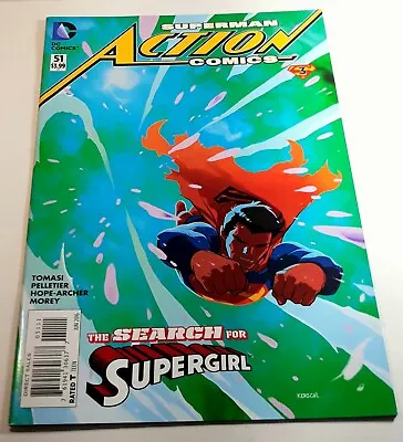 Buy Action Comics #51 Search For Supergirl Tomasi 1St Print Cover A(DC Comics 2016) • 4.34£