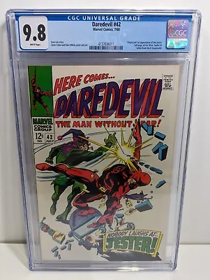 Buy Daredevil #42 Ft. The Jester - Spider-Man Crossover! CGC 9.8 • 1,678.99£