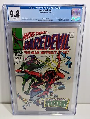Buy Daredevil #42 Ft. The Jester - Spider-Man Crossover! CGC 9.8 - Highest In Census • 1,582.97£