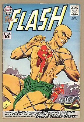 Buy Flash 120 VG- Infantino! 1st Team-up W/ Kid Flash! Golden Giants! 1961 DC U845 • 65.43£