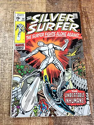 Buy Silver Surfer #18 (Marvel Comics, Sep 1970) F- 5.5 Comic Book Final Issue • 71.15£