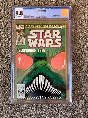 Buy Star Wars Comic #64 CGC 9.8 - WHT Pages 10/82 • 219.87£