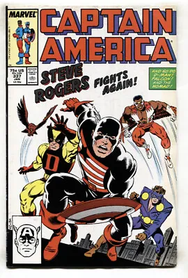 Buy Captain America #337--comic Book --1987--Steve Rogers--FN/VF • 21.99£