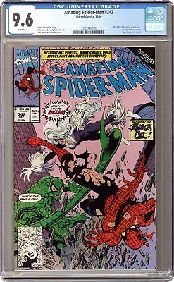 Buy Amazing Spider-Man #342D CGC 9.6 1990 4387239020 • 71.25£