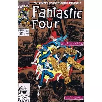 Buy Fantastic Four (1961 Series) #347 2nd Printing In VF + Cond. Marvel Comics [u| • 7.42£