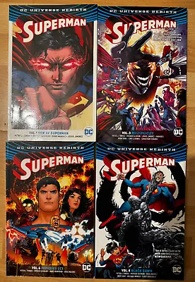 Buy Superman Rebirth 1,3,4,6 Bundle Paperback TPB Graphic Novel DC Comics Tomasi • 19.95£