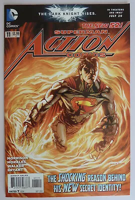 Buy Action Comics #11 - New 52 1st Printing Cover A - DC Comics Sept 2012 VF 8.0 • 4.45£