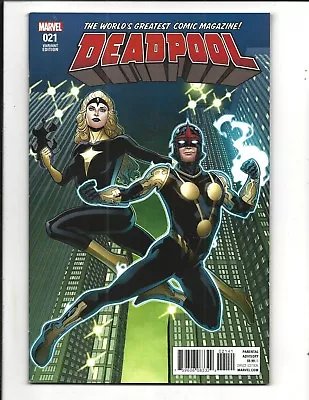 Buy Deadpool # 21 (giant-size Edition, Champions Variant, Dec 2016), Nm New • 4.95£