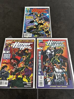 Buy Joblot/Bundle 3x Marvel Comics Heroes For Hire • 14.95£