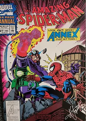 Buy The Amazing Spider-Man Annual #27 Marvel Comic Book Autograph Signed Annex 1993 • 11.04£