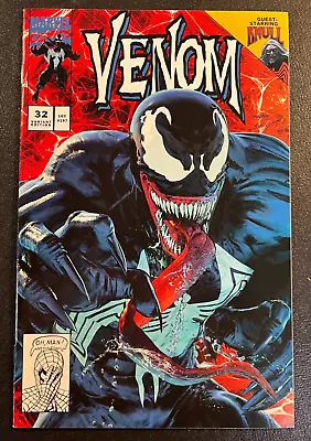 Buy Venom 32 VARIANT Red FOIL Mike Mayhew LETHAL PROTECTOR 1 HOMAGE V 4 • 43.97£