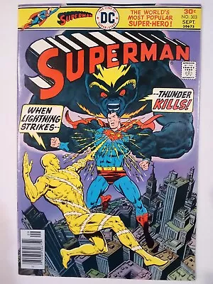 Buy Superman #303 1976 DC Comics. Mid/High Grade. Thunder And Lightning. LOOK OUT!!! • 6.01£