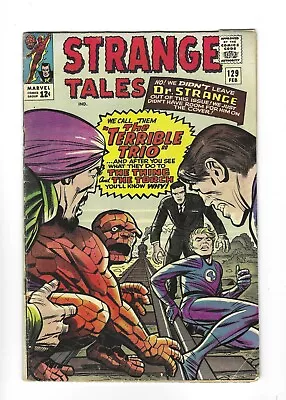 Buy Strange Tales #129  Human Torch, Thing, Dr. Strange, 4.0 VG, Marvel • 32.16£