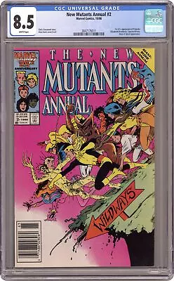 Buy New Mutants Annual #2D CGC 8.5 1986 3847176011 1st US App. Psylocke • 123.48£