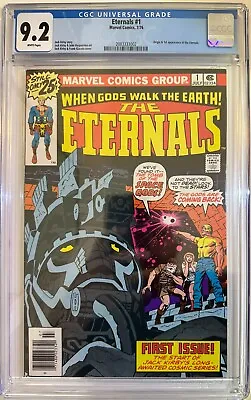 Buy Eternals #1 - 1976 - Key - Origin And 1st Appearance Of The Eternals - CGC 9.2 • 110£