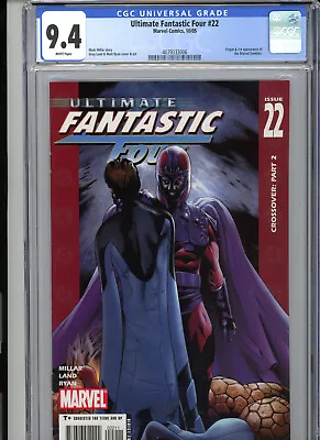 Buy Ultimate Fantastic Four #22 (2005) Marvel CGC 9.4 White 1st Marvel Zombies • 66.07£