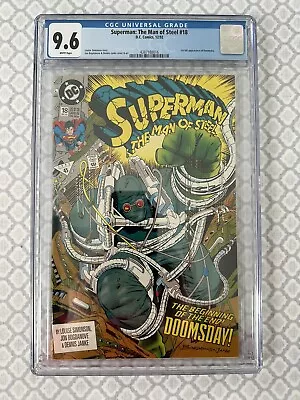 Buy Superman: The Man Of Steel #18  Doomsday! Death Of Superman Key  CGC 9.6 NM+ • 59.30£