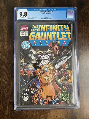Buy Marvel Comics Infinity Gauntlet #1 CGC 9.8 1991 Infinity Saga Story • 199.99£