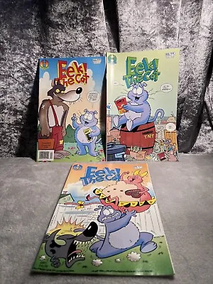 Buy EEK! THE CAT #1,2,3 Hamilton Comics Vintage 1990s 1994 Fox Kids Cartoons,NM. • 3.99£