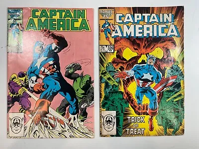 Buy Captain America #324, 326 - Lot Of 2 - Copper Age - 1987 - 1st Cameo Slug • 3.95£