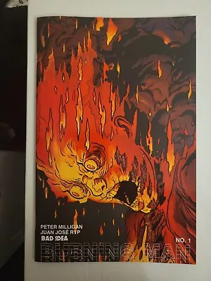 Buy Burning Man #1 Bad Idea Comic Book First Print NM+ • 12.78£