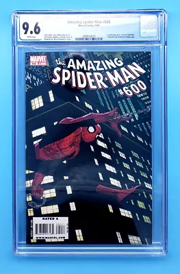 Buy ❄️amazing Spider-man #600b Cgc 9.6 ❄️romita Jr. Variant 1st Printing ❄️2009❄️ • 71.15£