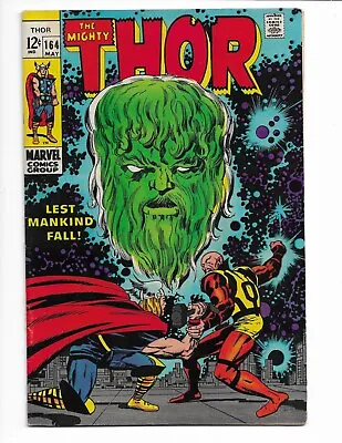 Buy Thor 164 - F- 5.5 - Early Adam Warlock Cameo - 1st Athena - Pluto - Sif (1969) • 34.95£