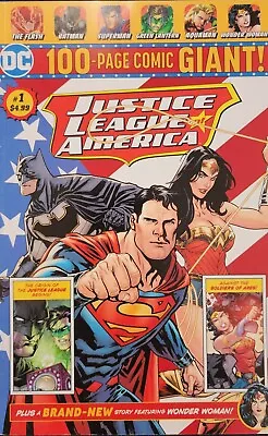 Buy Justice League Of America Giant #1 DC 2018 Walmart Exclusive Flash Aquaman 100 • 7.19£