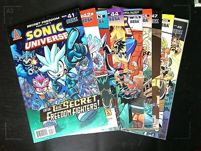 Buy Lot Of 9 Sonic Universe Comic Lot Issues 41-49 - Two Complete Stories  • 111.92£